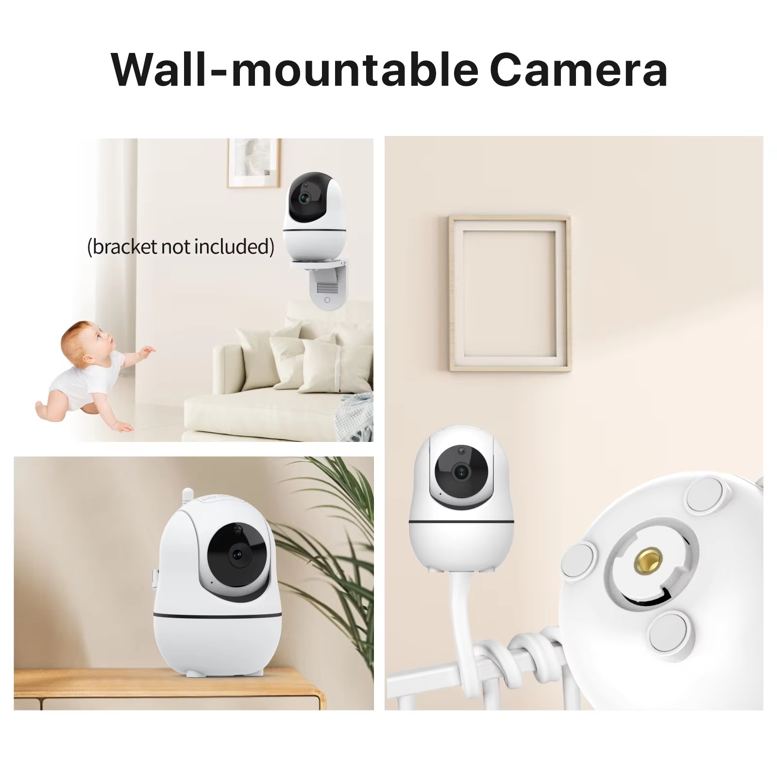 Baby Monitor Sensor - 5,0-дюймовый видеоняня с ЖК-экраном, режимом VOX,