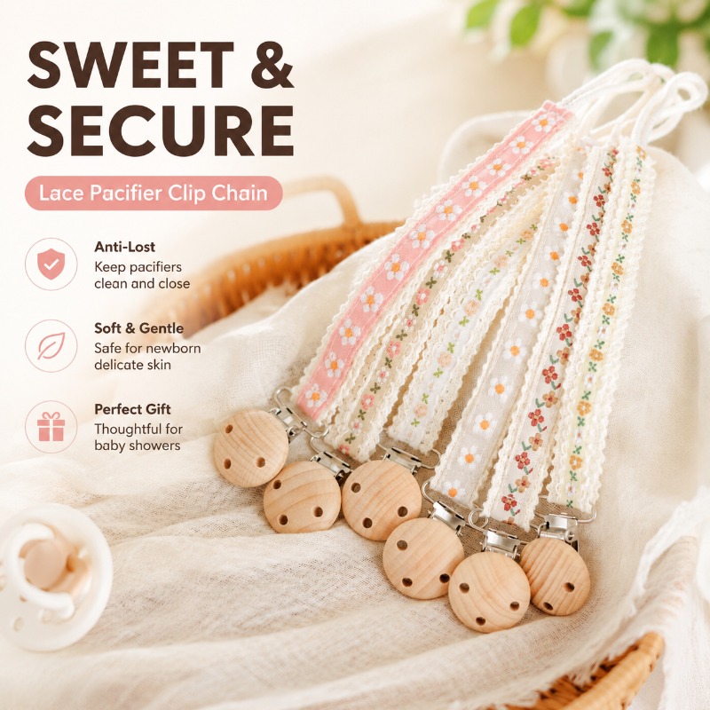Кружевная цепочка-держатель дл – обзор и цена Baby Products In